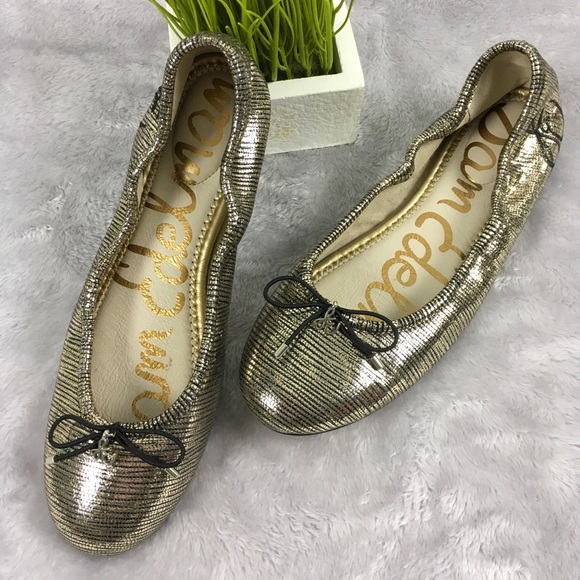 Sam Edelman Shoes Sam Edelman Felicia Ballet Flats Pewter Rib